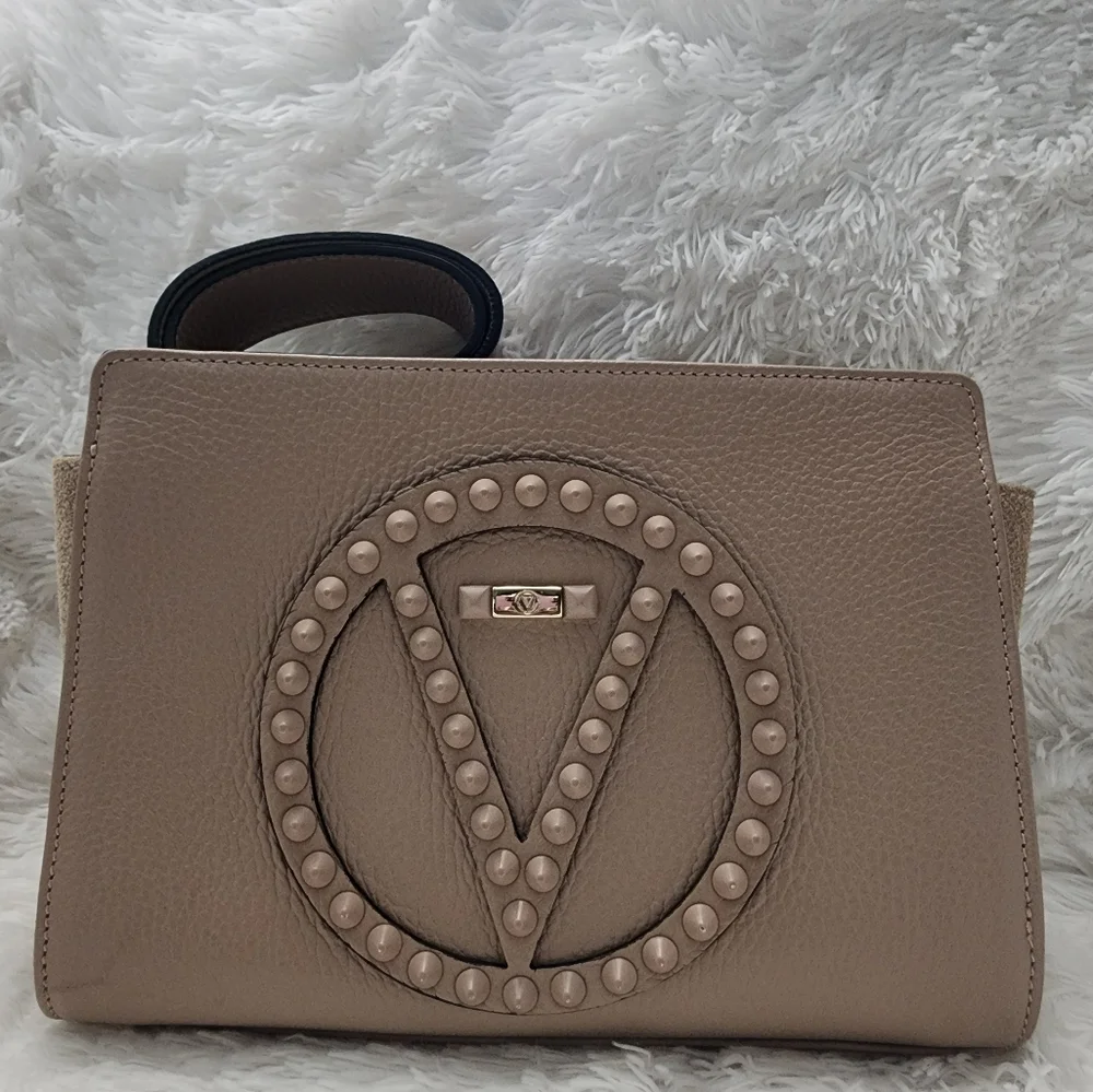 Mario Valentino V Stud Handbag - Picture 1 of 9